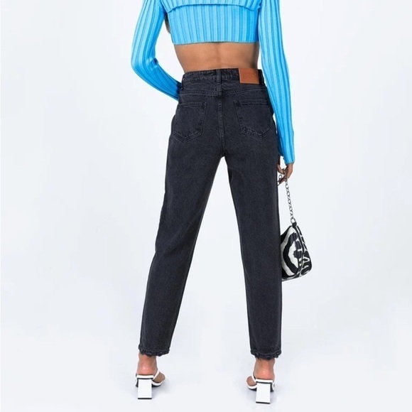 Princess Polly Zaiden Straight Leg Jeans Size 6 - Picture 2 of 13